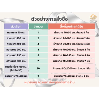 ผ้าดิบ ผ้าขาว ผ้าแคนวาส TC อเนกประสงค์ (กว้าง 90 ซม. เลือกความยาวได้)