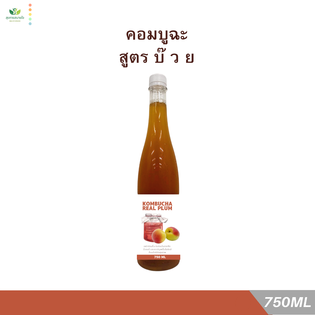 คอมบูฉะ สูตรชาหมัก บ๊วย รสอร่อย ทานง่าย