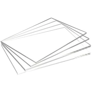แผ่นอะคริลิคสีใส หนา 1-10 มิล ขนาด 40x40 cm