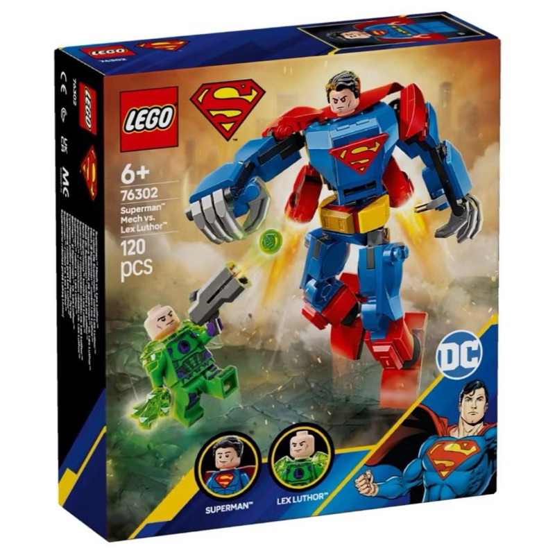 (พร้อมส่งด่วนภายในวัน) LEGO DC 76302 Superman™ Mech vs. Lex Luthor