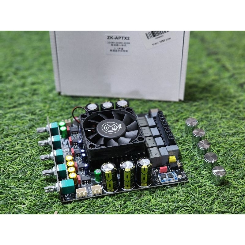ZK-APTX2 (วอลุ่มเดิม) 800W. **ของแท้** 2.1ch 200w+200w+400w แอมป์จิ๋ว dc 15-40v