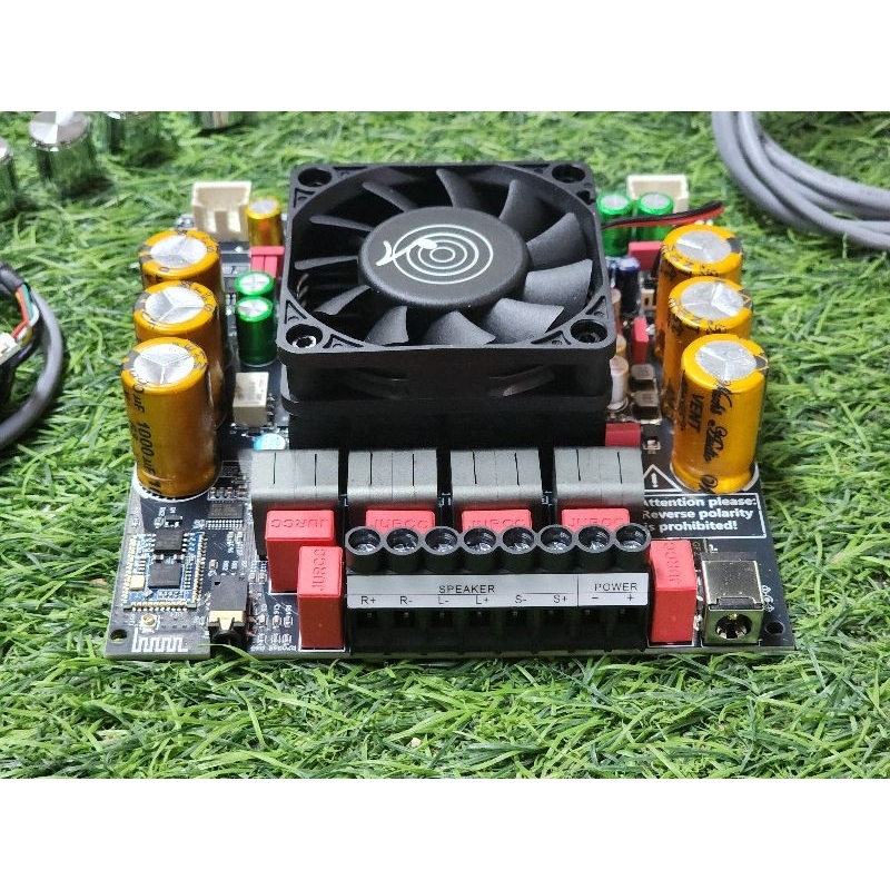 ZK-APTX3 (ย้าย วอลุ่ม) Wuzhii **ของแท้** 1200w (300w+300w+600w) ไฟDC 18-50VDC แอมป์จิ๋ว