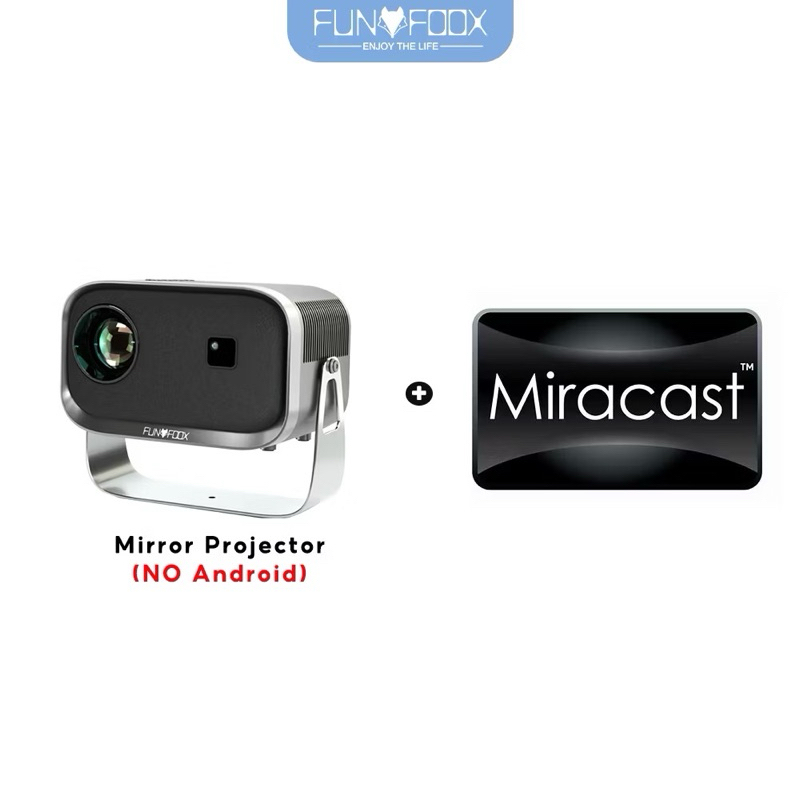 【สินค้ามือ1ยังไม่ได้แกะใช้】FUNFOOX VENO 1080P โปรเจคเตอร์  projector แบบพกพา โปรเจ็กเตอร์ขนาดเล็ก กา