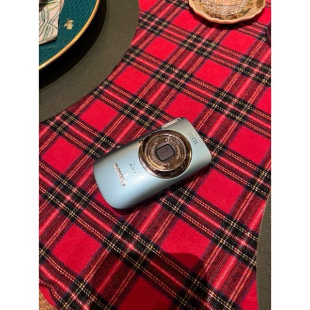 canon ixy 510 is สีฟ้า