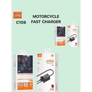 Ldnio 60W พอร์ตชาร์จ USB สําหรับรถจักรยานยนต์พร้อมที่ชาร์จโท…