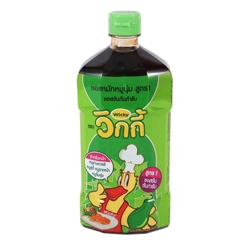 วิกกี้ Wicky ซอสหมักหมูนุ่มสูตร 1 เข้มข้นต้นตำรับ