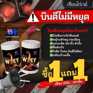 เซียนไก่เวย์โปรตีน/ครีมไก่ บินดีไม่มีตก อึด ทน แรงดี บำรุ่งไก่ชน ของแท้