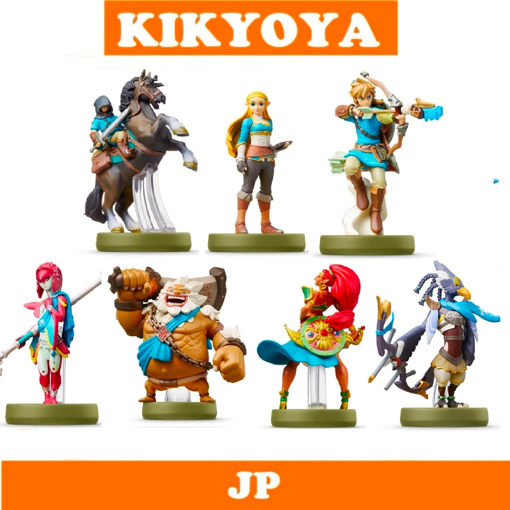 + amiibo Breath of the Wild mipha  Zelda Darkel Link  BoW  urbosa rival horse (The Legend of Zelda) LOT JP  NEW