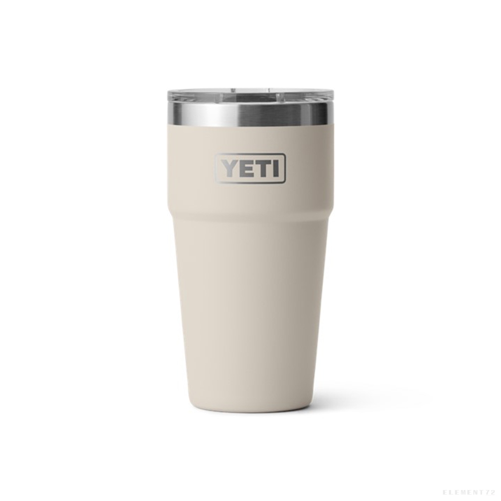 YETI แก้วเยติ เก็บความเย็น รุ่น RAMBLER 20 OZ STACKABLE CUP WITH MAGSLIDER LID CAPE TAUPE