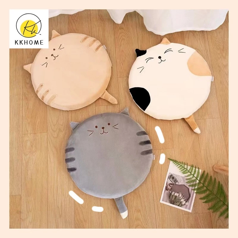 KKHOME เบาะรองนั่ง เบาะรองนั่งเก้าอี้ หมอนรองนั่ง หมอนอิง เบาะนั่งพื้น เบาะนั่ง