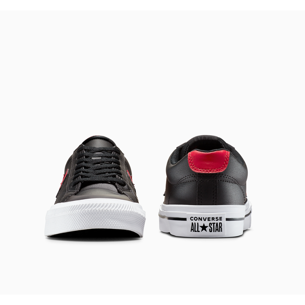 CONVERSE รองเท้า CONVERSE SPORT CASUAL SEASONAL COLOR LEATHER OX BLACK/RED ผู้ชาย A12751CM_S5BKRE