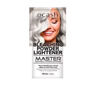 Dcash ดีแคช โปรเฟสชั่นนอล มาสเตอร์ บลีชชิ่ง พาวเดอร์ ไลท์เทนเนอร์ Bleaching Powder Lightener Master 15g & Mildroxy Soft