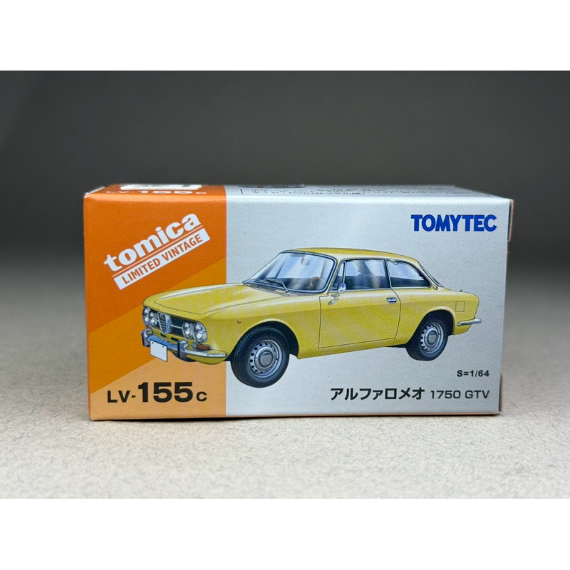 🔹Alfa Romeo 1750 GTV LV-155c  Tomica Limited Vintage Scale 1:64 ยี่ห้อ Tomytec