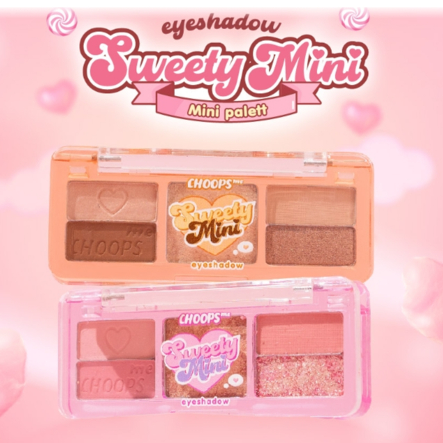 E-TAX Choops จุ๊ปส์ มี สวีทตี้ มินิ อายแชโดว์ พาเลท 4.5 ก sweety mini eyeshadow