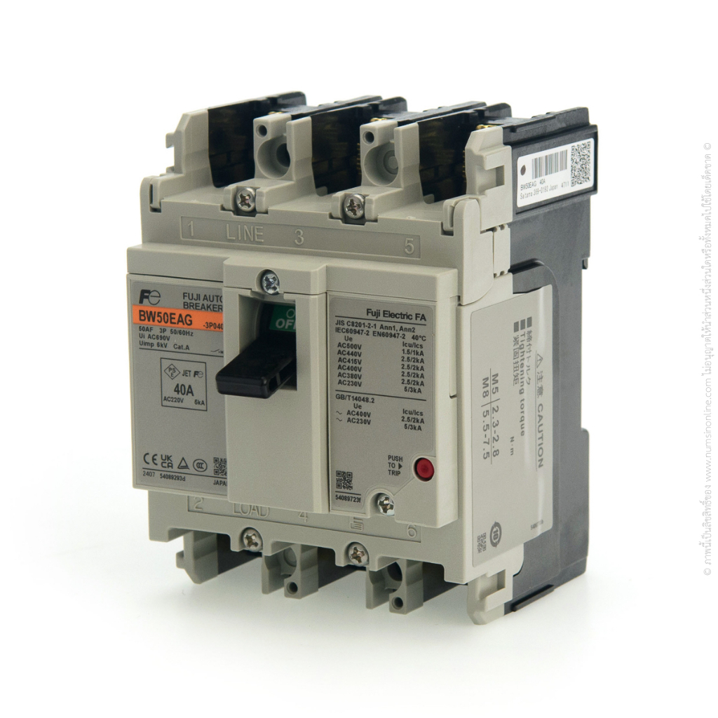 เบรกเกอร์ 40A 3P FUJI BW50EAG
