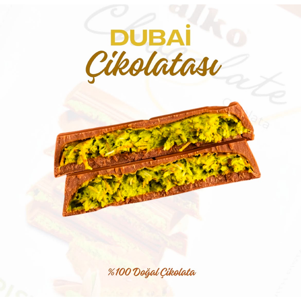 Alko🍫Chocolate Dubai🍫ช็อคโกแลตดูไบ ของแท้จากตุรกี🇹🇷เกรดพรีเมี่ยม พร้อมส่ง
