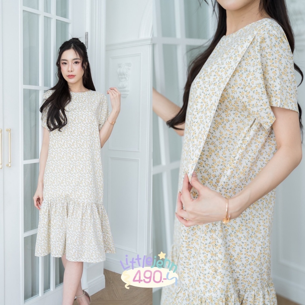 LJ-Luca009 ชุดให้นม ชุดคลุมท้อง