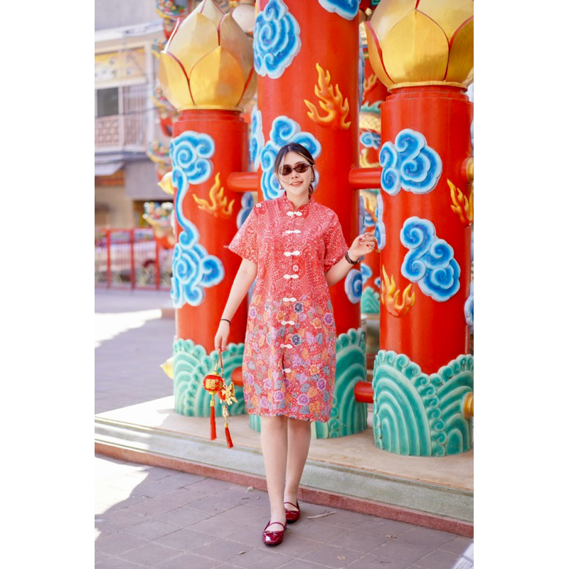 เดรสตรุษจีน Nooch.Closet กี่เพ้า