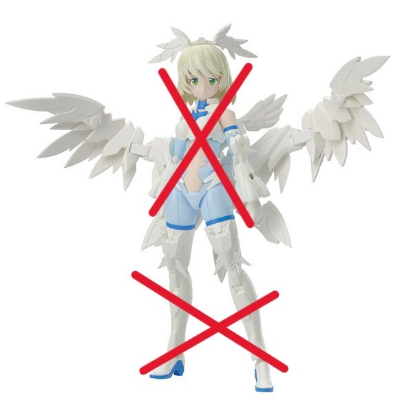 (พร้อมส่ง) GK Resin Part  Wings for 30MS SIS-Dc88w Eliene-Elierica (Elegante Form)