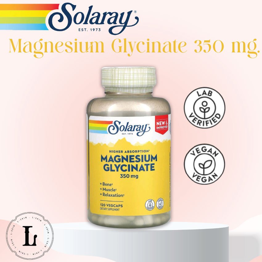 Solaray High Absorption Magnesium Glycinate 350 mg.