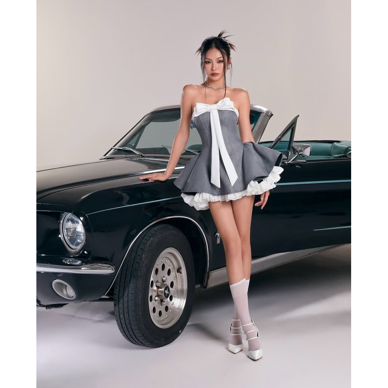 LANE CI Bunny dress แบรนด์แท้ แบรนด์เวียดนาม พร้อมส่ง