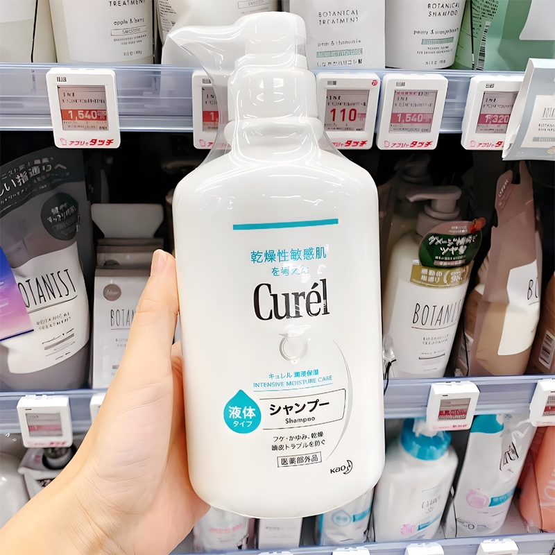 (สินค้า Japan )Curel Intensive Moisture Care Shampoo 420 ml / คิวเรล อินเทนซีฟ มอยส์เจอร์ แคร์ แชมพู 420 มิลลิลิตร