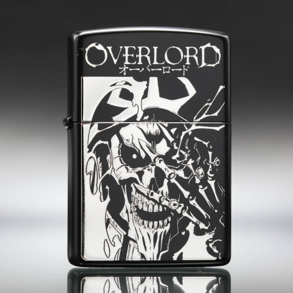 ซิปโป้ รุ่น ZJP0115 Overlord オーバーロード　(Ainz Ooal Gown & Albedo) งานลิขสิทธิ์แท้จากญี่ปุ่น ของแท้ รับประกันตลอดชีวิต