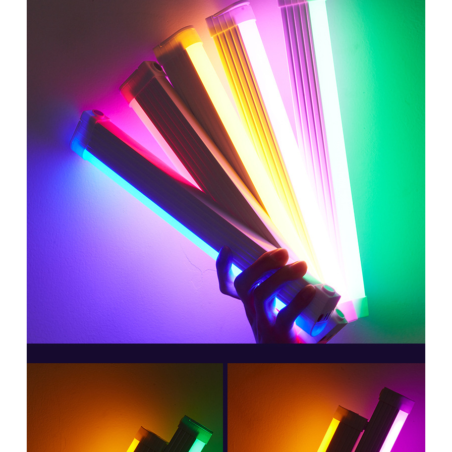 Rechargable Light LED RGB tube USB lamp Handheld Photography Lighting Stick Photos Video ไฟสตูดิโอ