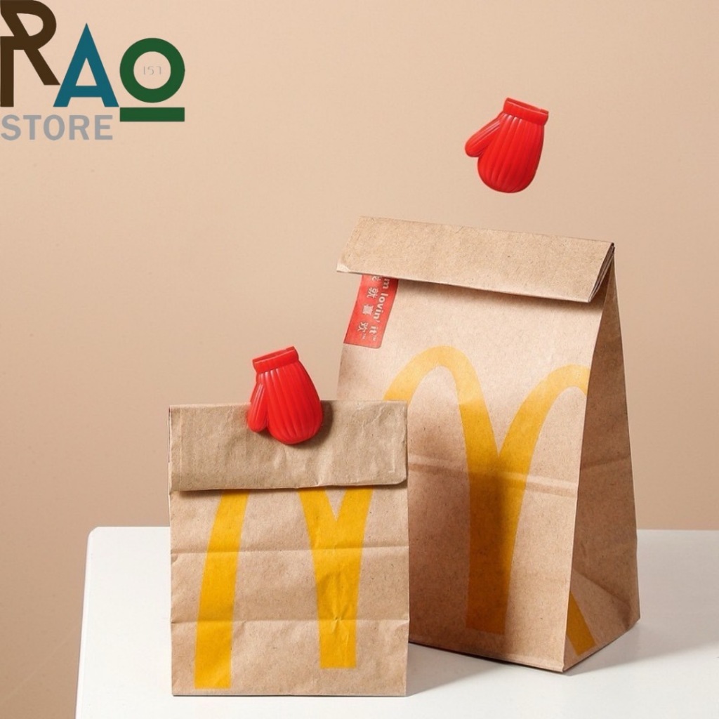 RAO Store พร้อมส่ง คลิปหนีบถุงขนม รูปถุงมือน่ารัก หลายสี ที่หนีบถุงต่างๆ