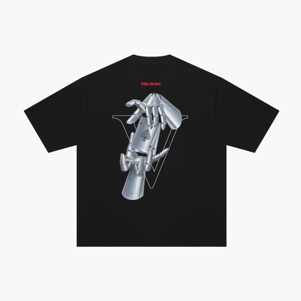 Velika™ | "Pocket A" Oversize T-Shirt [Black]