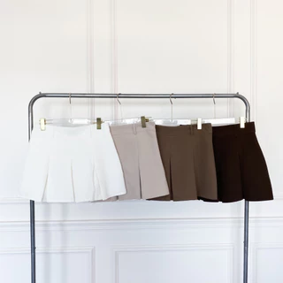 TENNIS SKIRT กระโปรงเทนนิสเอวสูง ซิปข้างมีซับใน มีไซส์ S-7XL สาวอวบใส่ได้ รุ่นS24 - Mesave