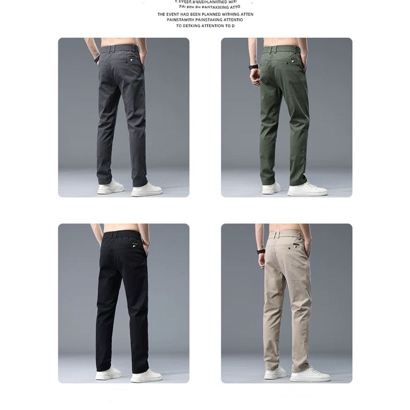 กางเกงขายาวเอวยางยืด (size 30-40) งานป้าย พร้อมส่ง ราคา ถูกที่สุด ดีลบีเคเค แกลเลอรีภาพที่ 5
