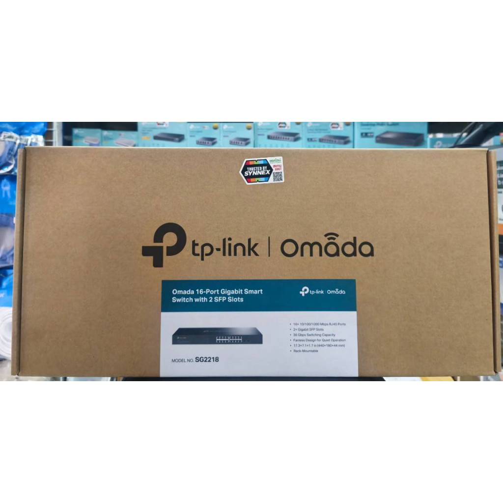ประกัน LT TP-Link TL-SG2218P JetStream 18-Port Gigabit Smart Switch with 16-Port PoE+ สวิตช์ สวิตช์ฮ