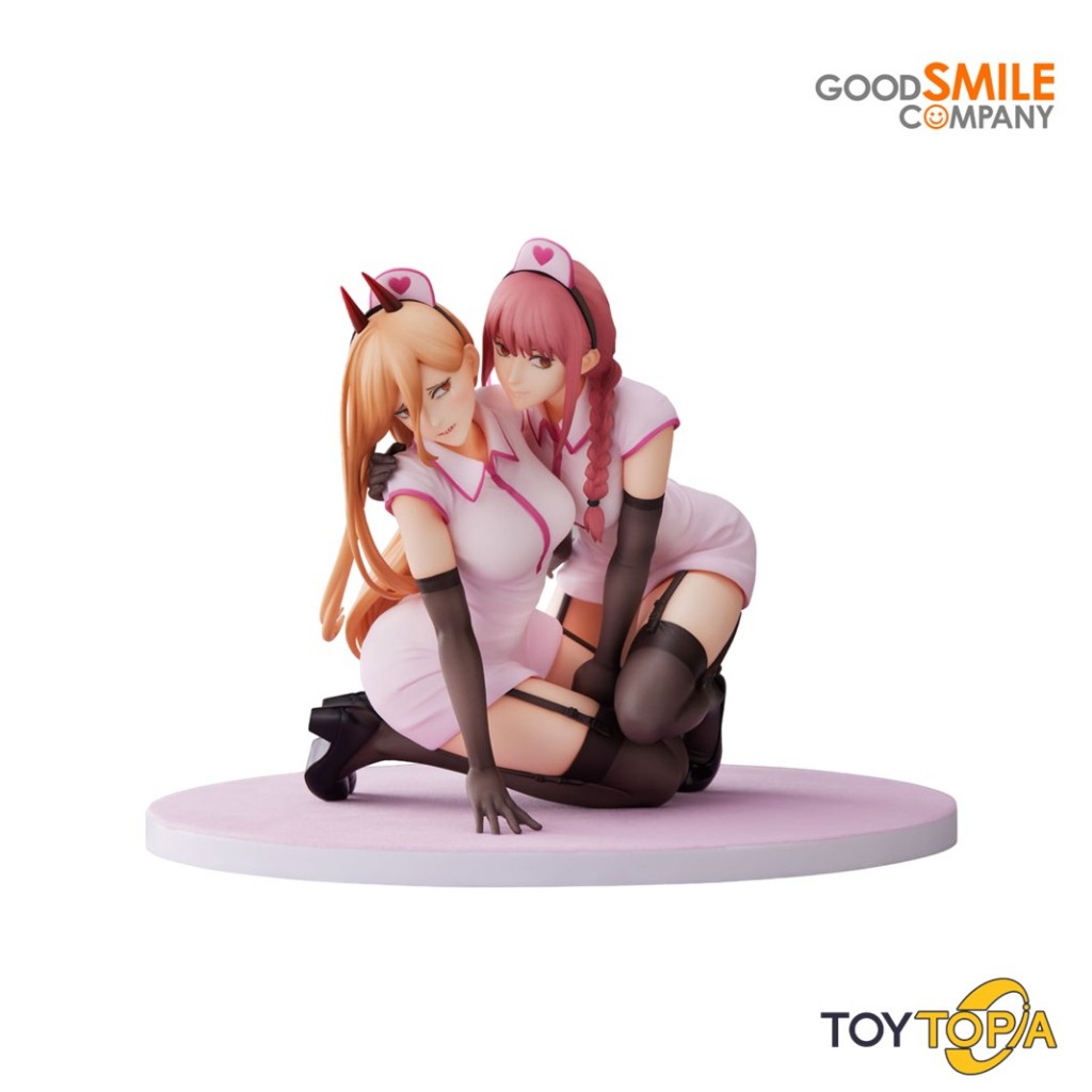 (409286) Power & Makima Nurse Ver.: Chainsaw Man 1/7 Scale By Furyu Corporation