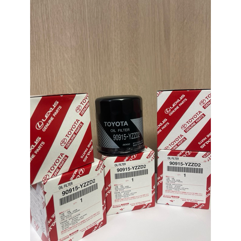 แท้!!! 90915-YZZD2 กรองน้ำมันเครื่อง โตโยต้า, รีโว่ ฟอร์จูนเนอร์, อินโนว่า, รถตู้คอมมูเตอร์, เครื่อง