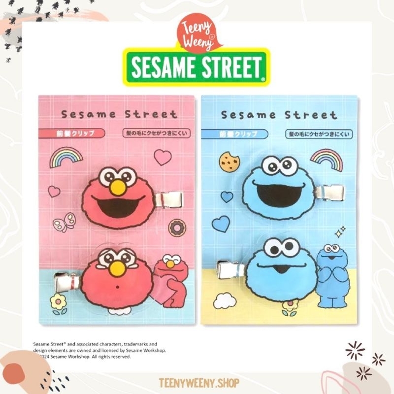 กิ๊บติดผม กิ๊บเอลโม่ Elmo Sesame Street Hair Clips