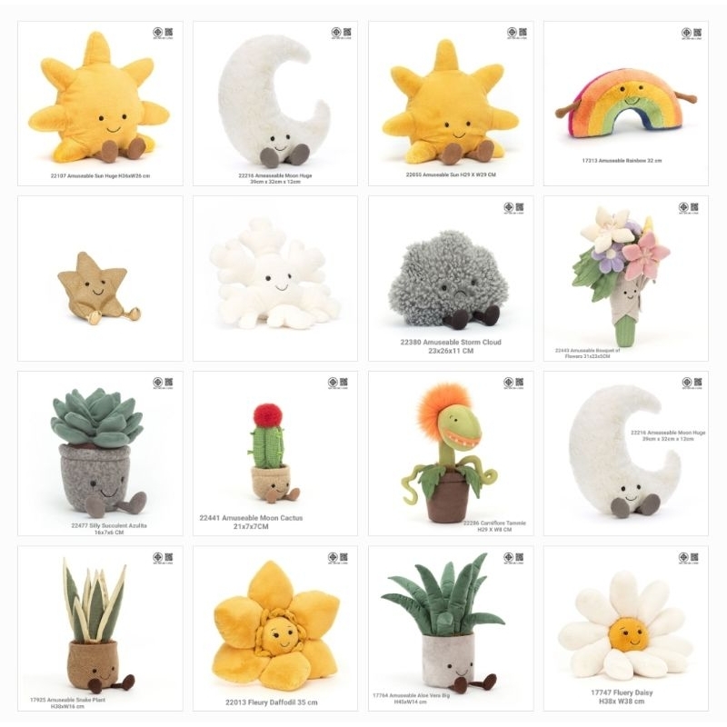 JellyCat - London - ดอกไม้ - ต้นไม้ - Cactus - Flower - กระบองเพชร - Bouquet of Flowers - ช่อดอกไม้ 