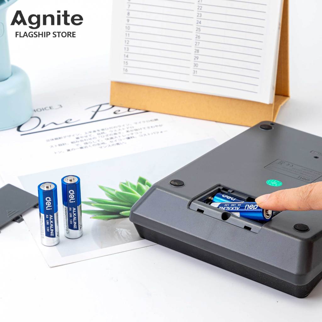 Agnite ถ่านอัลคาไลน์ 1.5โวลต์ ขนาด AA / AAA มี 1 ก้อน ของแท้ 100% ถ่านก้อนAlkaline ถ่านไฟฉาย  Alkaline Battery