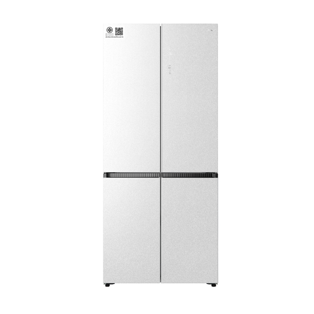 TCL ตู้เย็น MULTI DOOR RT52GCCDW 18.4 คิว กระจกขาว จัดส่งโดย HomePro