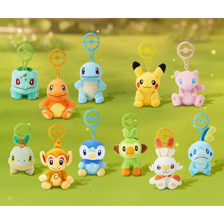 พร้อมส่ง ตุ๊กตาห้อยกระเป๋าโปเกม่อน สุดน่ารัก จากแบรนด์ PC ของแท้