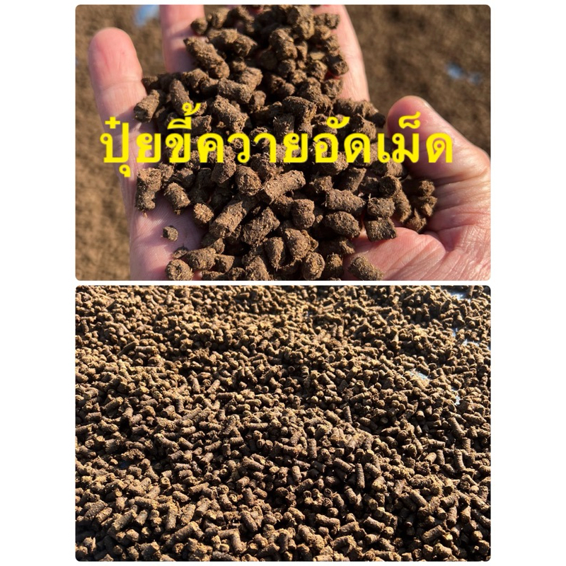 ปุ๋ยขี้ควายอัดเม็ด ขนาด 1 กิโลกรัม