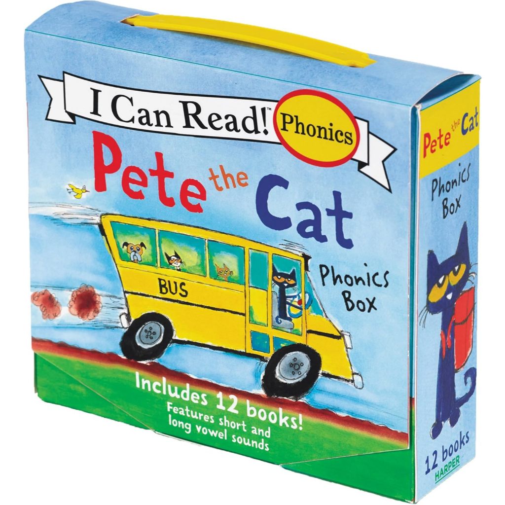 DKTODAY หนังสือ I CAN READ PHONICS :PETE THE CAT (12 BOOKS)
