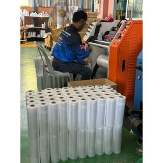 ฟิล์มยืดไซส์ตัด Stretch Film หนา 12 ไมครอน กว้าง 30 35 40ซม. ยาว 300 เมตร
