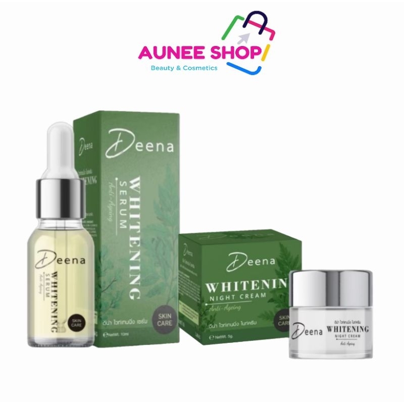 ส่งฟรี/มีไลฟ์  ครีมดีน่า Deena ไนท์ครีมดีน่า ฝ้า กระ จุดด่างดำ หน้าฉ่ำ ของแท้100%