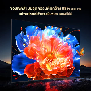 Smart TV ทีวี 32/43 นิ้ว จอแสดงผล 4K อัตราการรีเฟรช 90Hz ระบบแอนดรอย Digital TV รับประกัน 1 ปี มาพร้อมขายึดฐานและขาแขวน