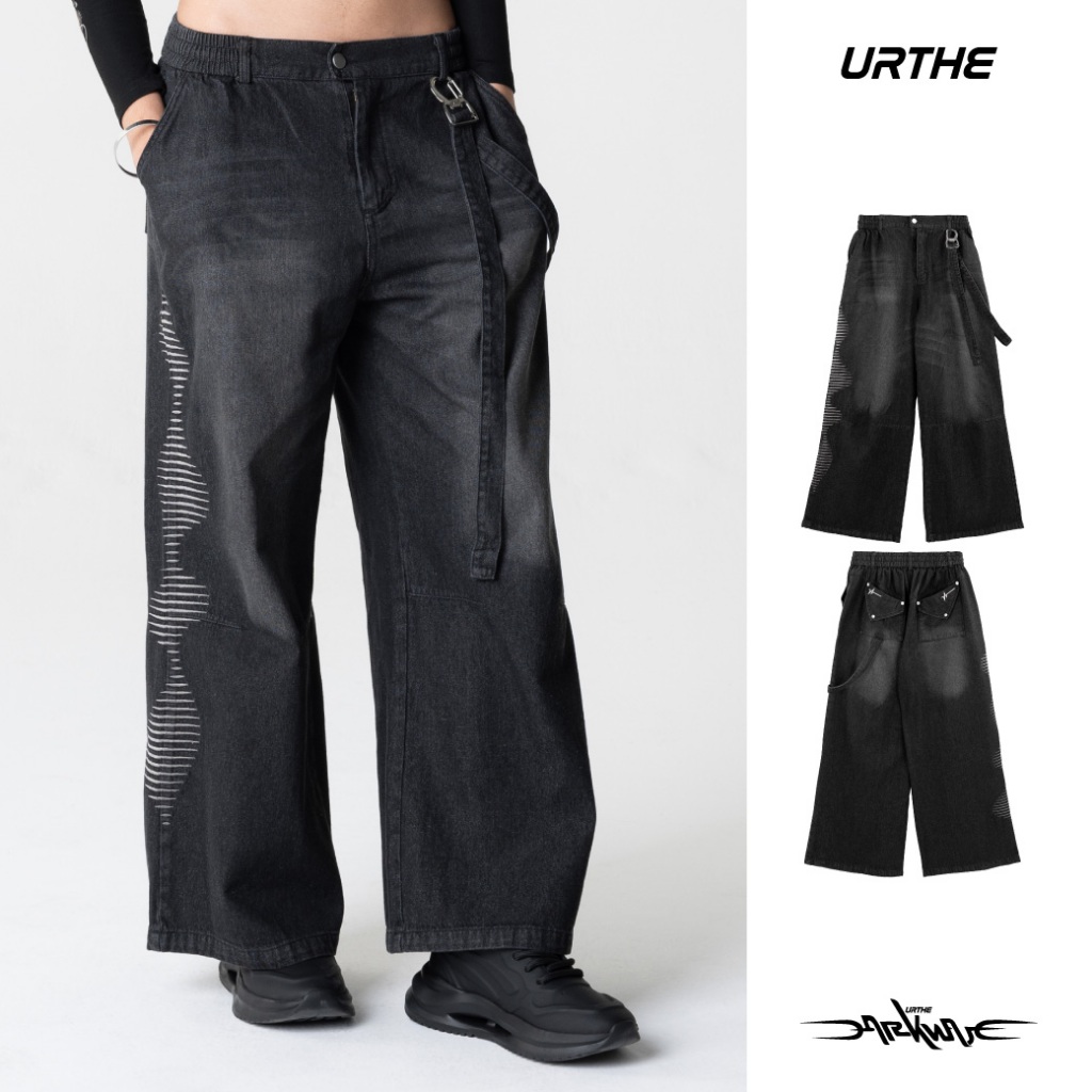 URTHE - กางเกง ขายาว Col. DARKWAVE รุ่น DW THE SOUND