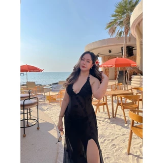 Sunset Dress เดรสยาวเหมาะสำหรับใส่ไปทะเล