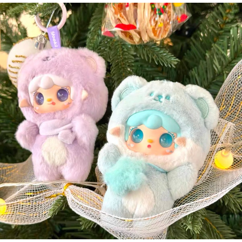 พร้อมส่ง🩵Yooki V4 Take a bite of bear🐻พวงกุญแจโยกิ ของแท้(โค้ด30%)