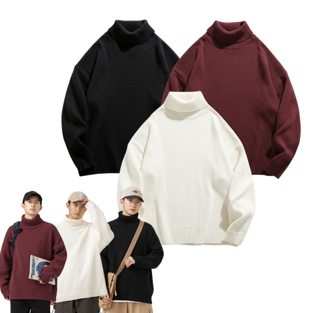 เสื้อคอเต่าเกาหลีมินิมอล Premium Korea Turtle neck Shirt
