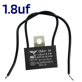 P&T power shop คาปาซิเตอร์พัดลม 1.2uf 1.5uf 1.8uf 2uf 3uf 4uf รุ่นcbb61 450VAC